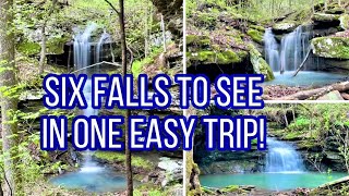 SIX Falls to See in HALF A DAY by the Illinois Bayou North of Hector AR waterfallsinarkansas [upl. by Ahgem]