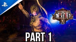 Path of Exile 2 Gameplay Walkthrough Part 1 4K 60FPS No Commentary [upl. by Memberg]