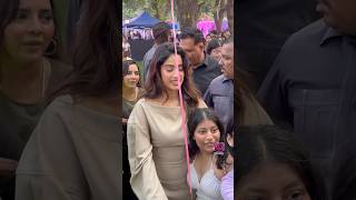 Janhvi Kapoor steals the spotlight surrounded by her adoring fans at the event 🌟❤️ [upl. by Boff]