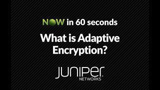 NOW in 60 What is adaptive encryption [upl. by Oinotnas517]