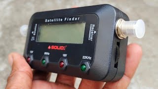 Satellite Finder Unboxing and Signal Testing in Airtel Digital TV [upl. by Herod353]