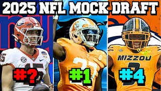 WAY TOO EARLY 2025 NFL MOCK DRAFT [upl. by Esinaj]