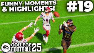 COLLEGE FOOTBALL 25 FUNNY MOMENTS  HIGHLIGHTS 19 [upl. by Mosra]