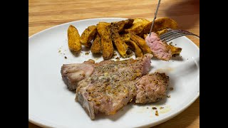 STEAK DALOYAU DE VEAU DANS AIR FRYER RECETTE FACILE  VEAL SIRLOIN STEAK IN AIR FRYER EASY RECIPE [upl. by Brufsky]