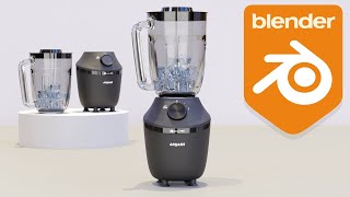 Modeling a Blender in Blender  Product Visualization Tutorial Aryan [upl. by Bendick]