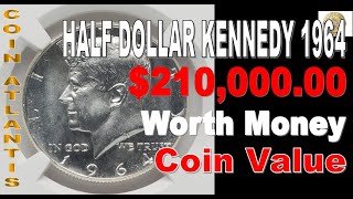 1964 Kennedy Half Dollar Coin Value OVER 21000000 [upl. by Nimajeb]