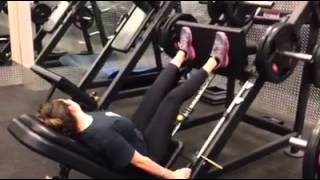 Seated Leg Press  Exercise Demonstration [upl. by Claudie]