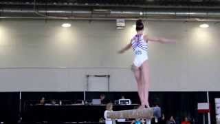 Meaghan Ruttan wins Beam Gold in High Performance Novice [upl. by Learrsi]