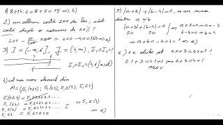 MATEMATICA EVALUARE NATIONALA 2024 subiectul I II [upl. by Pool430]