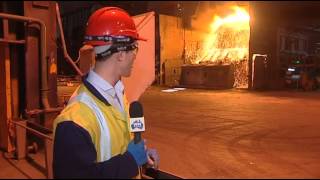 WIN News at the Port Kembla Steelworks [upl. by Teevens]