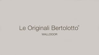 WALLDOOR  La Collezione di Porte Filomuro di Bertolotto Porte [upl. by Geldens]