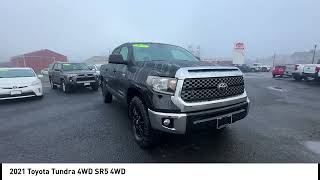 2021 Toyota Tundra 4WD Used Black Black NEWPORT OREGON PREOWNED TOYOTA NEW Tundra 4WD DEALS CUSTOM [upl. by Odnanreh]