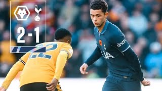 Tottenham 12 Wolves Extended highlights English premier league 20232024 [upl. by Muldon869]