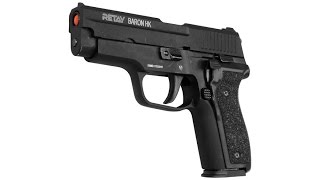 Стартовый пистолет Retay Baron HK 9 mm PAK турецкая реплика SIG Sauer P228  Обзор [upl. by Davilman]