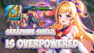 UNLIMITED SHIELD STAR GUARDIAN SERAPHINE FULL GAMEPLAY  WILD RIFT BUILD  RUNES [upl. by Renfred]