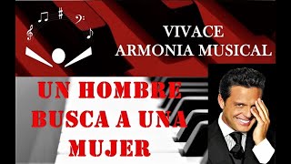 LUIS MIGUEL UN HOMBRE BUSCA UNA MUJER PIANO TUTORIAL [upl. by Sewole]