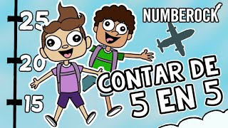 Contar de 5 en 5  Canciónes Matematicas Para Niños [upl. by Anirtal108]