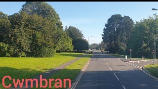 Bus ride from The Grange University Hospital to Cwmbran town center in Wales UK [upl. by Puttergill469]