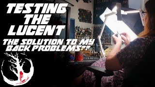 Reviewing the Game Envy Lucent hobby lamp  Mini Painting Freedom [upl. by Mathews748]