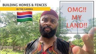 WHY AM I SAD TODAY LAND LAND IN THE GAMBIA MY FENCE  PT8 THC FenceBuilding Africa Gambia [upl. by Assilam224]