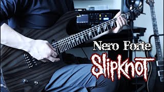 Slipknot  Nero Forte GUITAR COVER Caparison Horus [upl. by Lananna953]