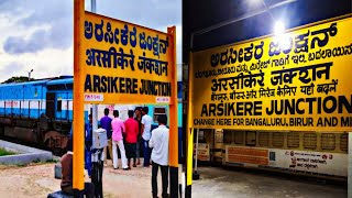 Arsikere Railway Station  अरसीकेरे रेलवे स्टेशन  ಅರಸೀಕೆರೆ ರೈಲು ನಿಲ್ದಾಣ [upl. by Akir]