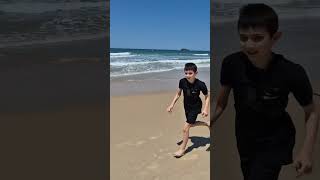 Mudjimba Beach  Sunshine Coast Airport visit theadventuresofphoudini autism adhd nonspeaking [upl. by Herod]