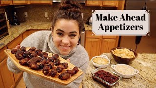 Easy MakeAhead Holiday Appetizers [upl. by Ettelorahc]