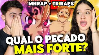 Meliodas  Escanor  MHRAP amp TK RAPS Nanatsu no Taizai React [upl. by Augy]