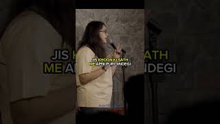 Gandha Khoon 🙃  FtShreeja Chaturvedi Hindi Standup comedy [upl. by Kassity456]