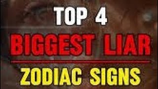 4 Biggest Liars Zodiac Signs astrologervinayak zodiac gemini scorpio [upl. by Aehc466]