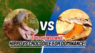 Epic Showdowns Hippo vs Crocodile for Dominance  Animal Attack  Wild Animals Explore [upl. by Llerad237]