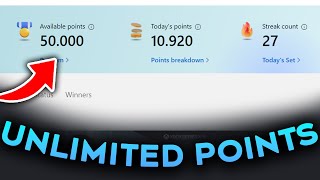 UNLIMTED POINTS METHOD Microsoft Rewards [upl. by Ailisab887]