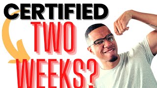 HOW To Get CERTIFIED In Two Weeks First TECH JOB In 90 Days Getting A Tech Career In 2023 [upl. by Mateusz]