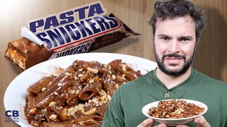 La Pasta Snickers il piatto peggiore al mondo  Cucina Buttata [upl. by Einnos]