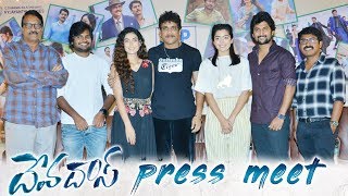 Devadas Release Press Meet  Nagarjuna Nani Rashmika Aakanksha Singh [upl. by Hamon]