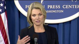 Foreign Press Center Briefing with Spokesperson Heather Nauert [upl. by Newell]