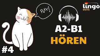 Katze Schnurrt  A2B1 Deutsch Hören Podcast [upl. by Vergos]