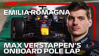 Max Verstappen’s RecordEqualling Pole Lap  2024 Emilia Romagna Grand Prix  Pirelli [upl. by Nnyleimaj]