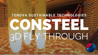 TENOVA Consteel® EAF 3D Fly Through [upl. by Airyk]