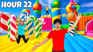 Extreme Hide And Seek In Trampoline Park  Challenge [upl. by Aveer]