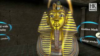 Tutankhamuns Golden Death Mask Shot in King Tut Virtual [upl. by Ettevad]