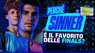 ANALISI ATPFinals  Perchè Sinner è il favorito per vincere a Torino [upl. by Bravin]