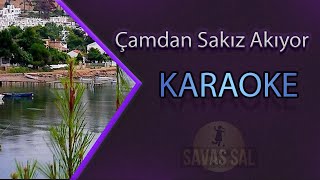 Çamdan Sakız Akıyor Karaoke [upl. by Jodee]