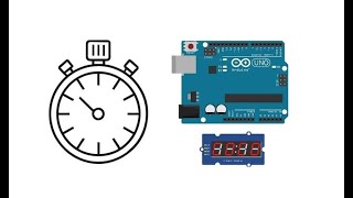 construction dun chronomètre à base arduino uno et lafficheur TM1637 shorts [upl. by Sterrett]