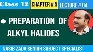 Preparation of Alkyl halides From Alcohol  From Alkene  From Alkanes  PASHTO NASIBZADASSS [upl. by Kcirddet544]