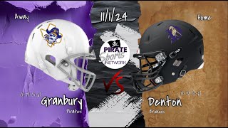 Denton Broncos vs Granbury Pirates 11124 [upl. by Sager378]