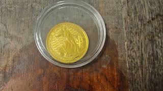 bought a 12 BRITANNIA 1 oz Gold Coin and Mexico local shops arent taking the US dollar anymore 💵🤔 [upl. by Norton]