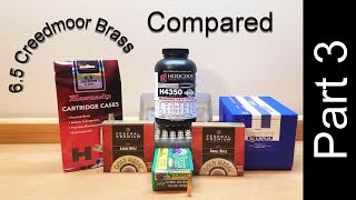 65 Creedmoor Brass Comparison Part 3 [upl. by Yuh207]