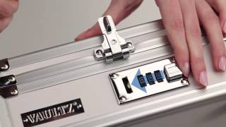 How to Set Tumbler Combination for Vaultz® Locking Cash Box [upl. by Xila]